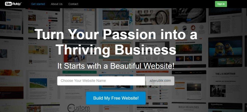 SiteRubix website building platform